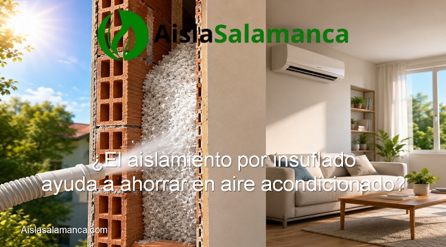 El aislamiento por insuflado ayuda a ahorrar en aire acondicionado