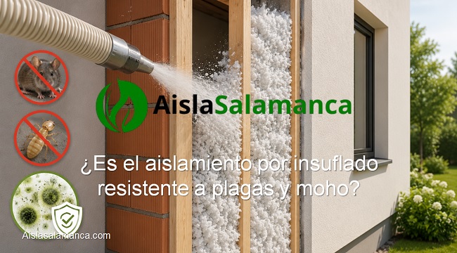 es el aislamiento por insuflado resistente a plagas y moho