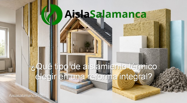 Qué tipo de aislamiento térmico elegir en una reforma integral