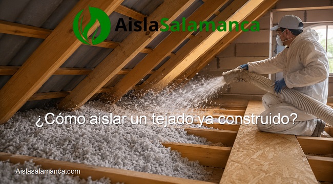 como aislar un tejado ya construido