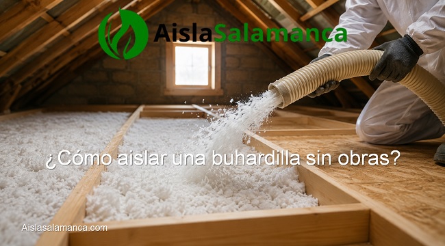 cómo aislar una buhardilla sin obras