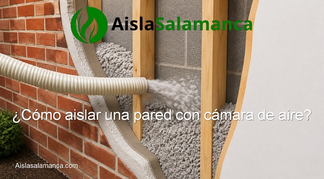 cómo aislar una pared con cámara de aire