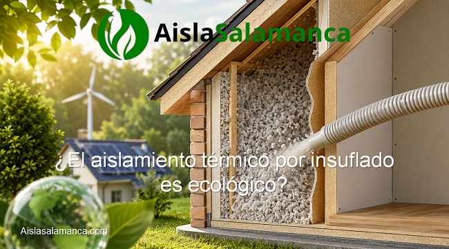 El aislamiento térmico por insuflado es ecológico